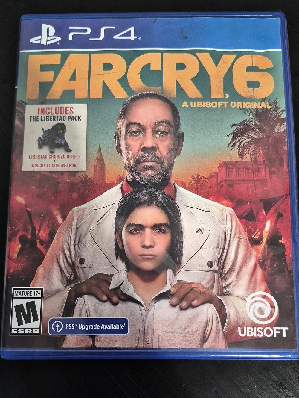 Ubisoft Far Cry 6 PS4 Video Game Disc & Case